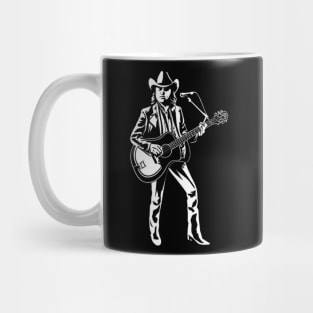 Dwight Yoakam Playing Guitar Mug